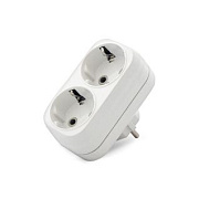 Разветвитель 2гн. с/з плоский 16А 250В UNIVersal (А302)