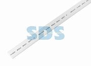 Термоусадочная трубка 12.0/6.0 мм (1м) белая REXANT