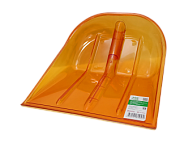 Лопата снеговая поликарбонат "В приДАЧУ" 340*385мм оранжевая, тулейка D=32мм