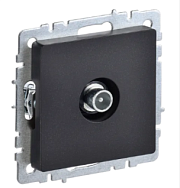 Розетка TV прох. черн. BRITE СП (РТВ10-0-БрЧ) (механизм) ИЭК