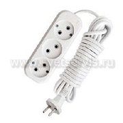 Удлинитель 3*5 ПВС 10А б/з (Е-203) Универсал (№13)